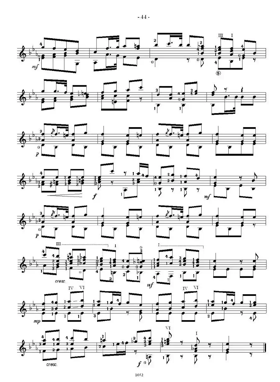 索尔·克斯特26首练习曲之21——26