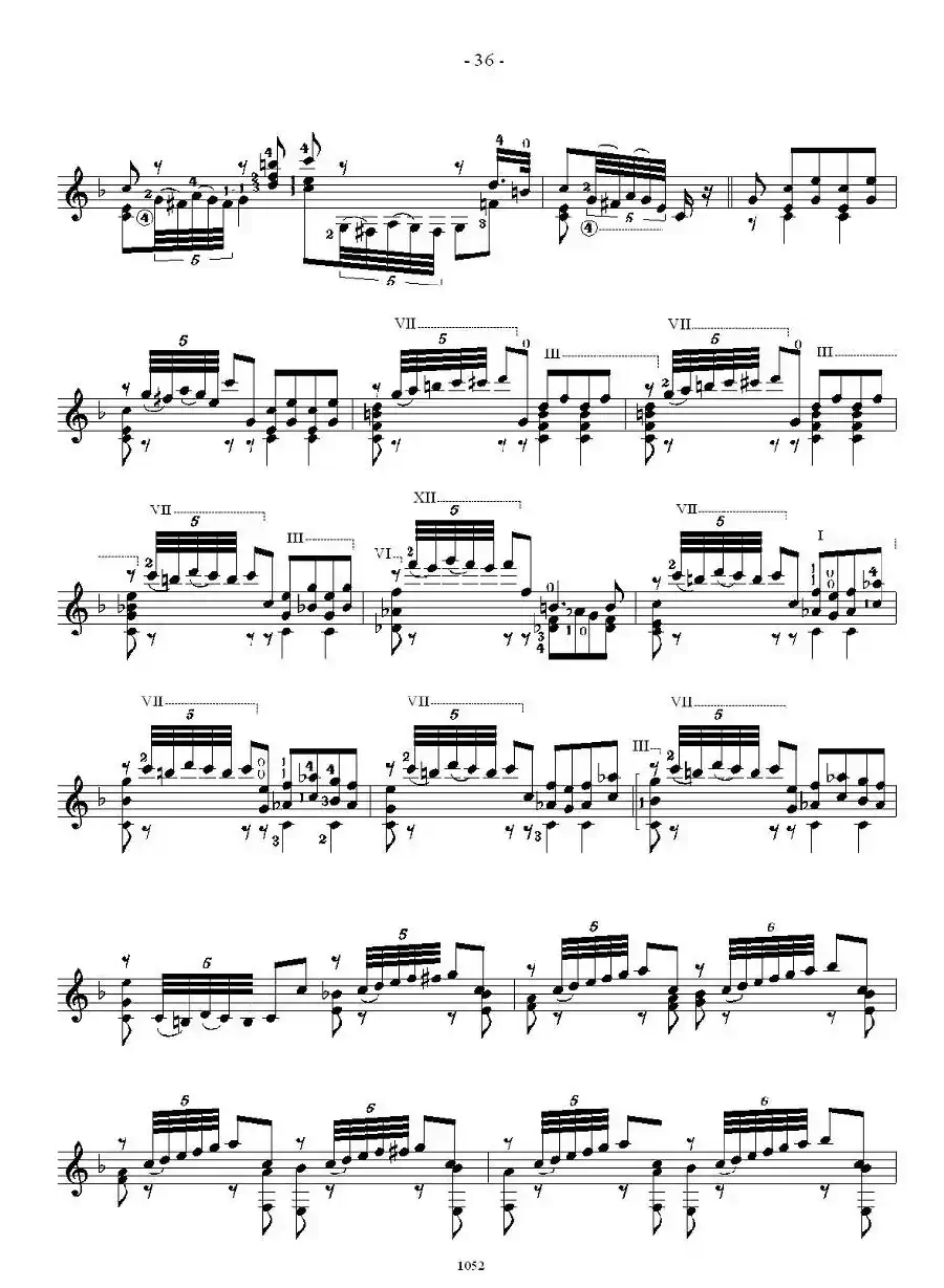 索尔·克斯特26首练习曲之16——20