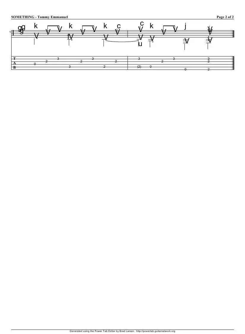 tommy emmanuel：something（指弹吉它）