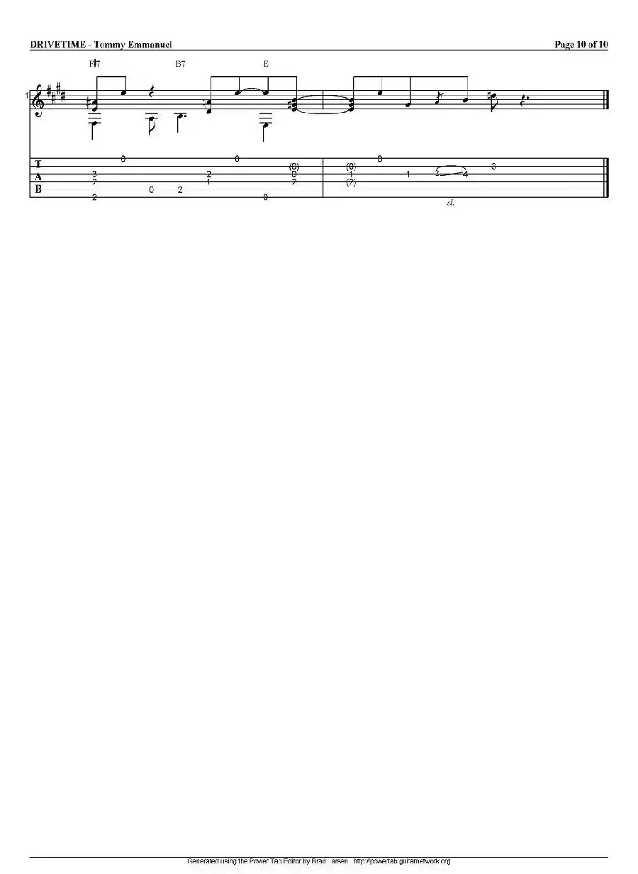 tommy emmanuel：drivetime（指弹吉他）