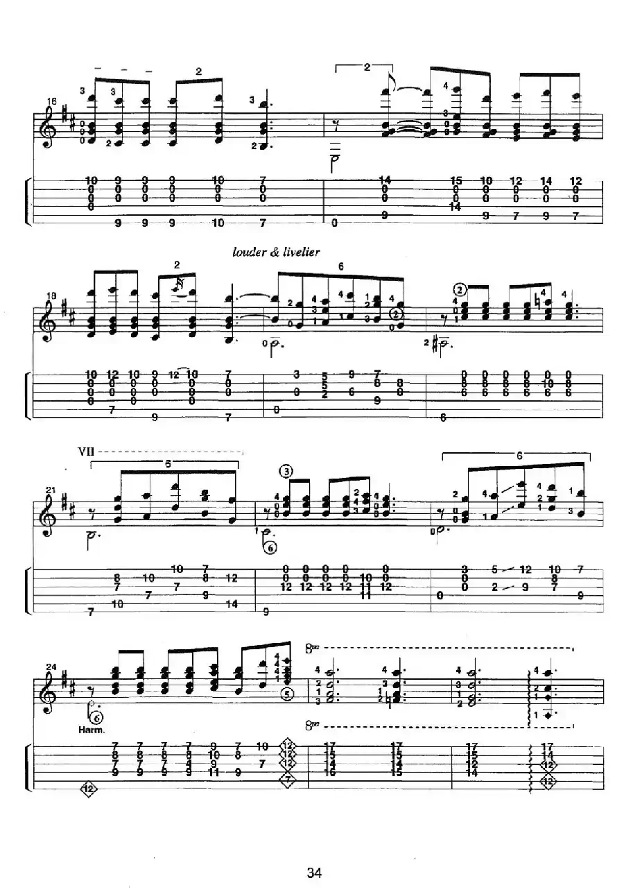 古典吉他：From the Dance（Clair de Lune）