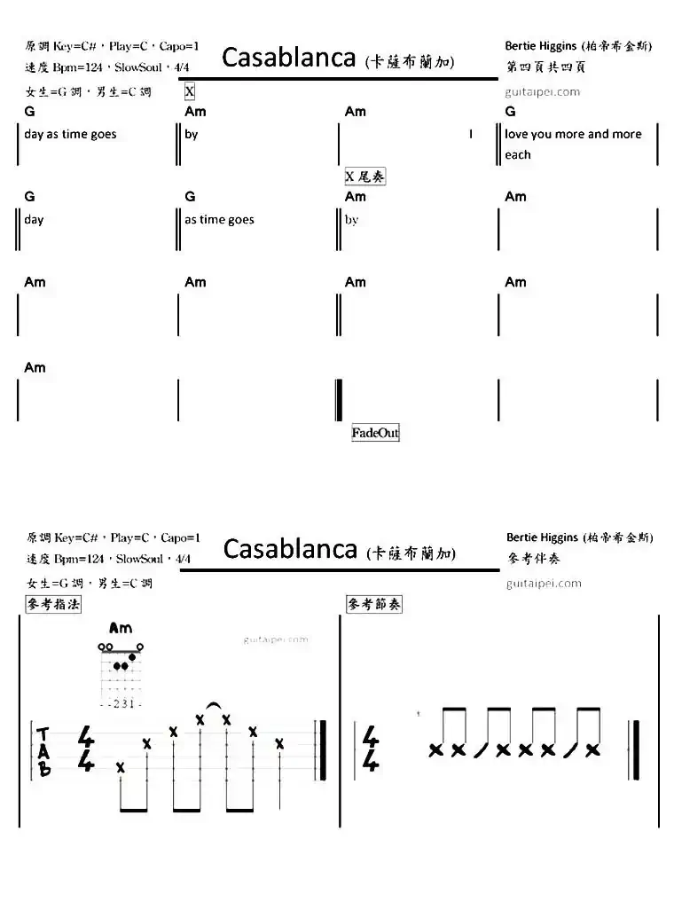 Casablanca（卡萨布兰卡）