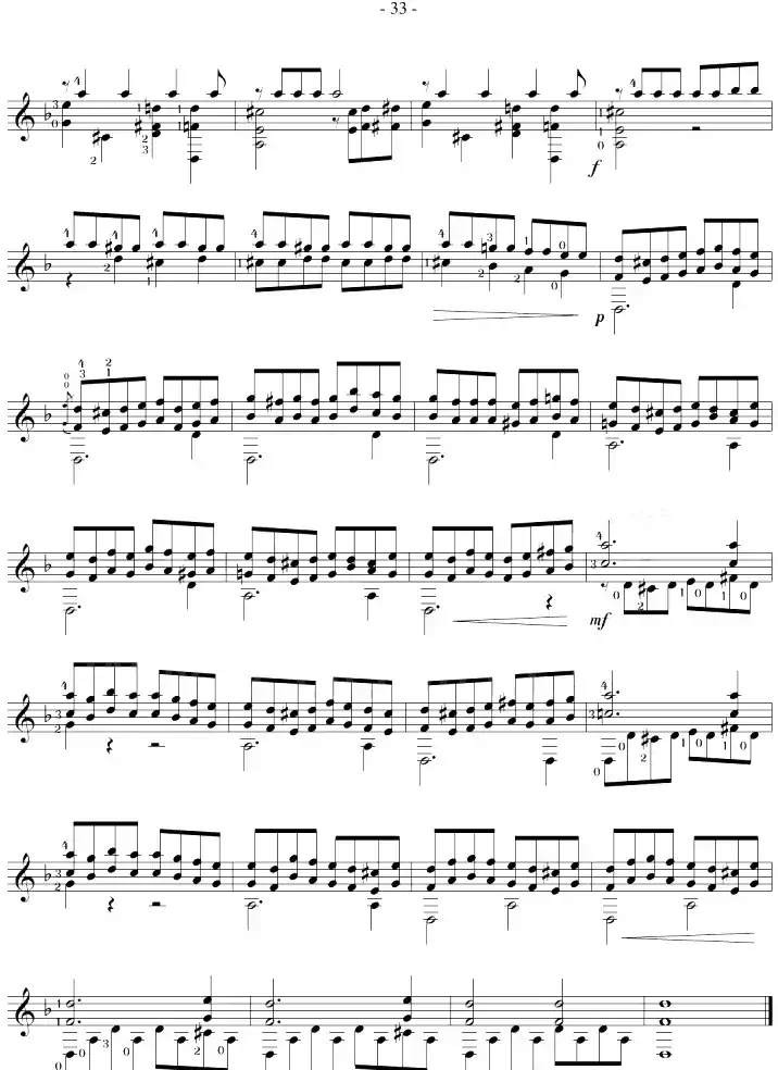 Sor-Coste《26 Studies》（STUDY 19）