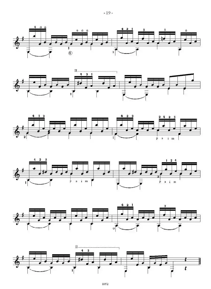 索尔·克斯特26首练习曲之11——15