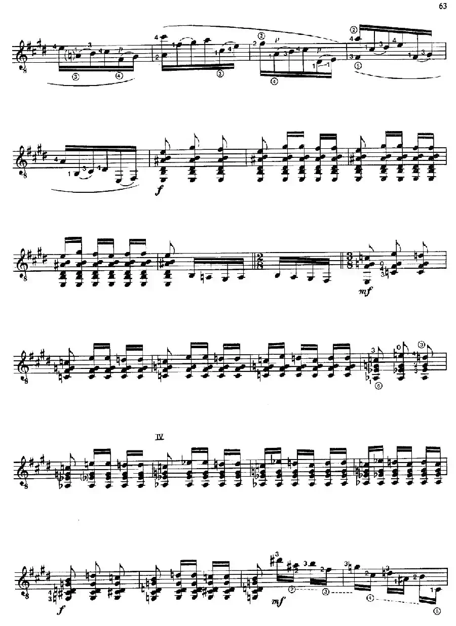 Joaquin Rodrigo Music for Guitar（罗德里戈吉他音乐P61-68）（古典吉他）