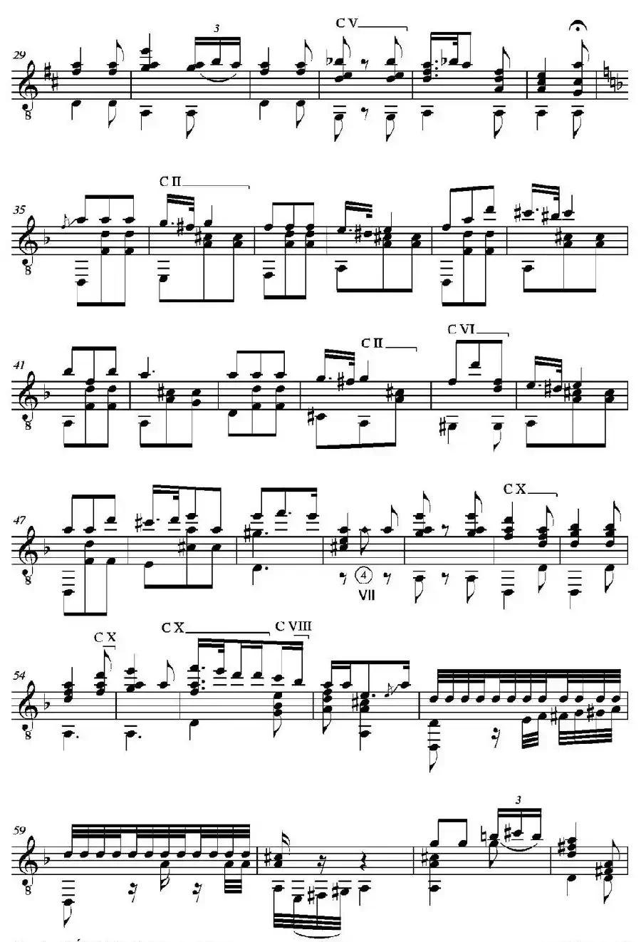 FANTASIA(Sobre motivos de la Zarzuela Marina de Juan Emilio Arrieta)（古典吉他）