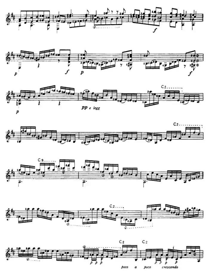 恰空舞曲（古典吉他）
