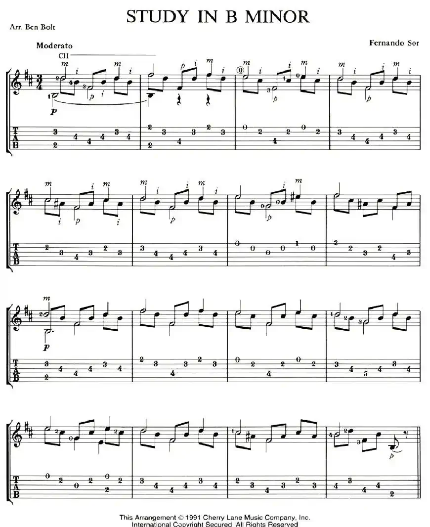 STUDY IN B MINOR