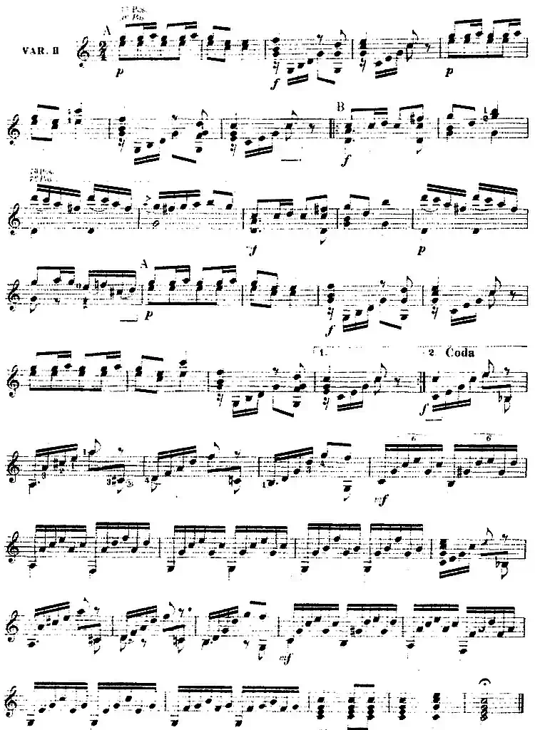西班牙吉他独奏曲：五十首渐进练习曲