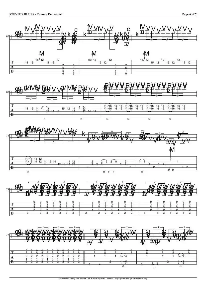 tommy emmanuel：stevies blues（指弹吉它）