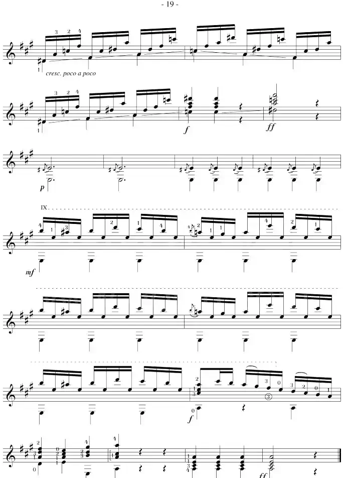 Mauro Giuliani《12 Studies,Op.48》（STUDY 21）