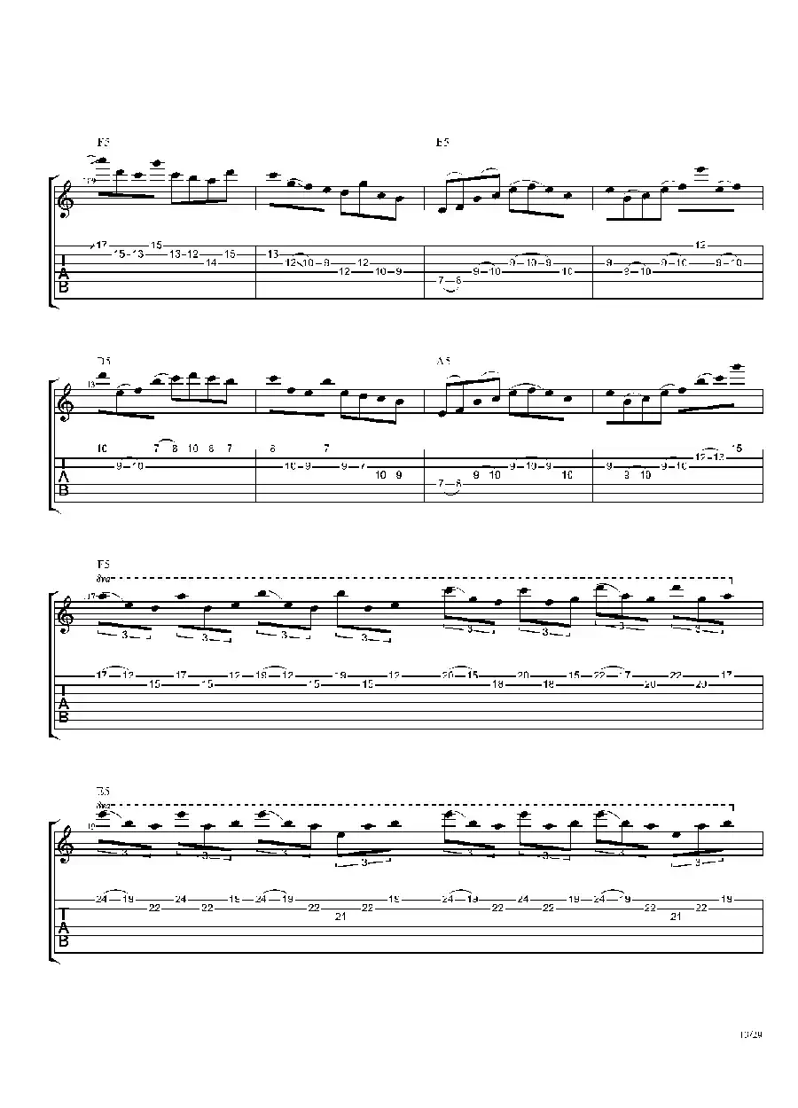 The Dance Of Eternity（吉他独奏）