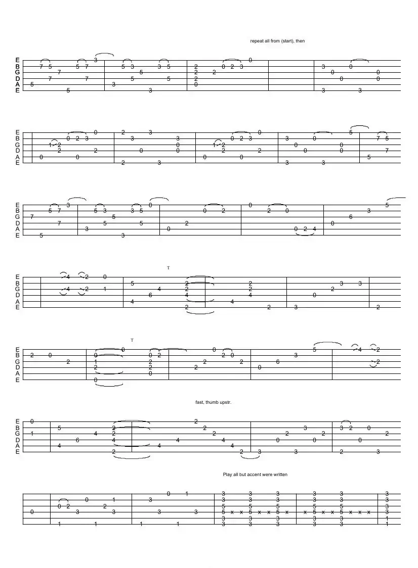 tommy emmanuel：timberlake road（指弹吉它）