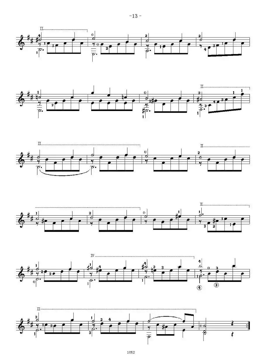 索尔·克斯特26首练习曲之6——10
