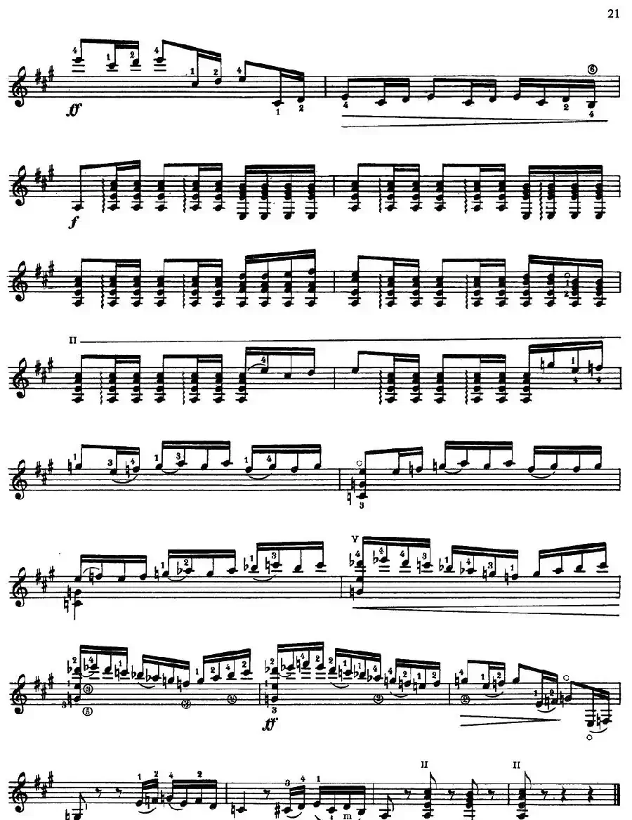 Joaquin Rodrigo Music for Guitar（罗德里戈吉他音乐P12-21）（古典吉他）