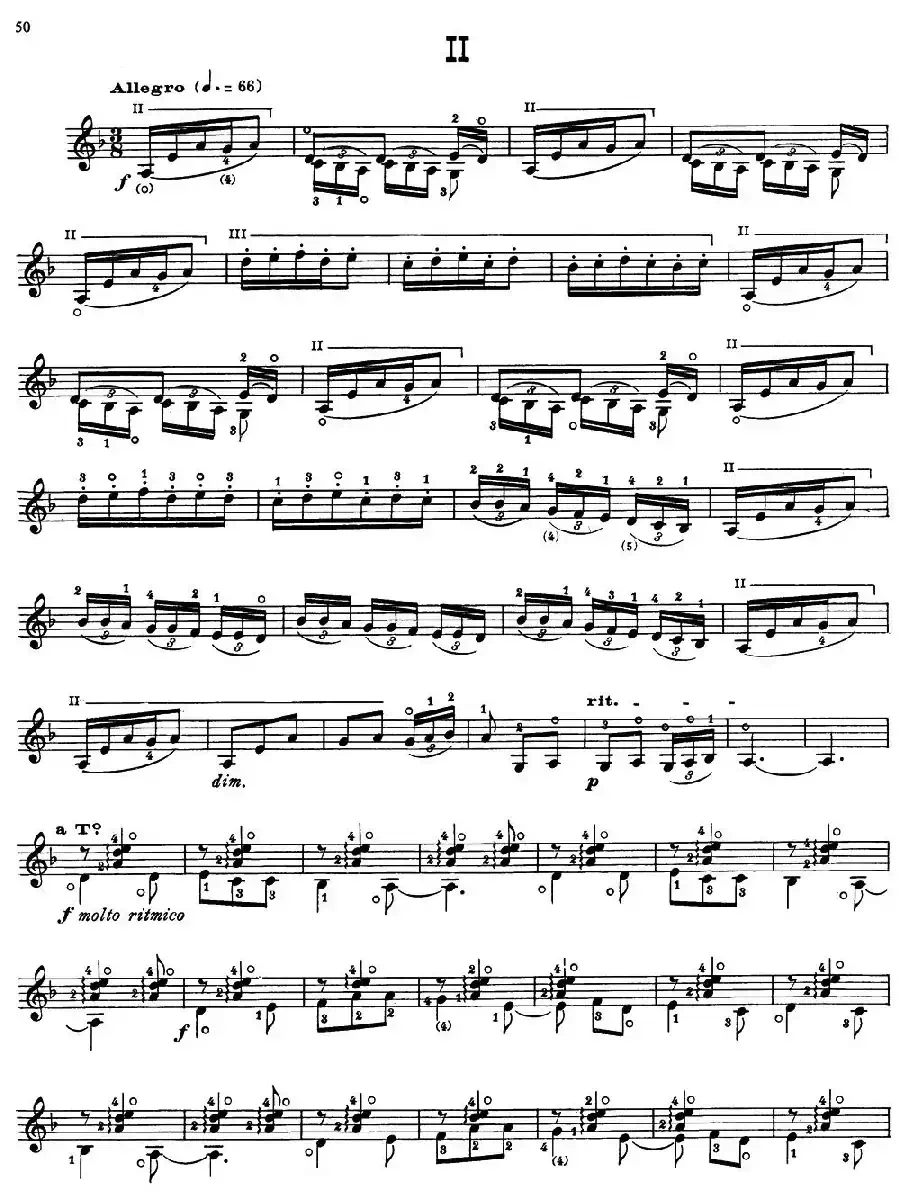 Joaquin Rodrigo Music for Guitar（罗德里戈吉他音乐P47-53）（古典吉他）