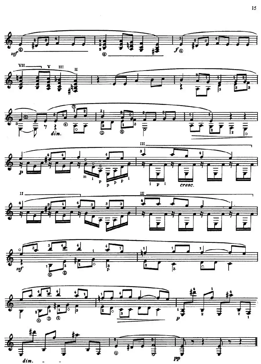 Joaquin Rodrigo Music for Guitar（罗德里戈吉他音乐P12-21）（古典吉他）