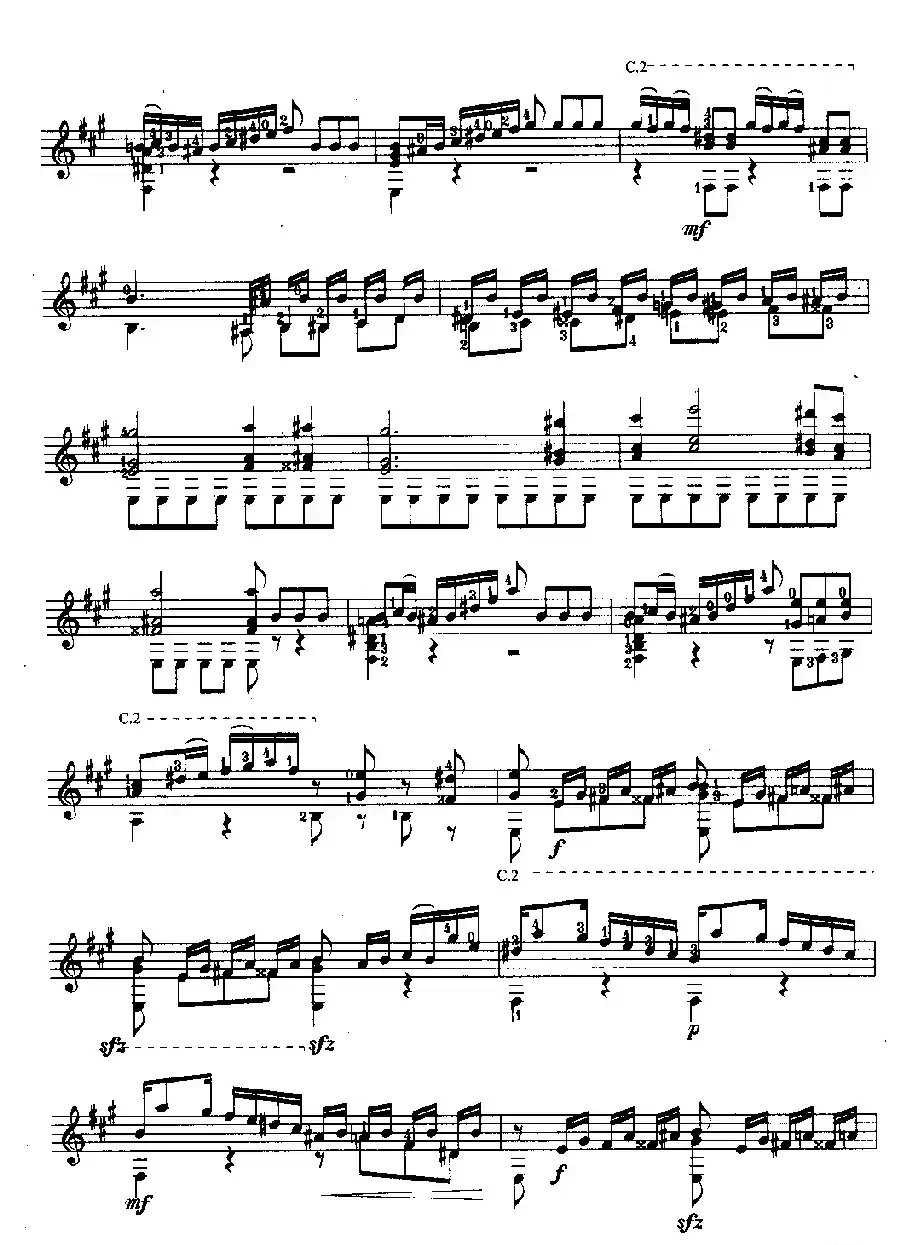 英雄大奏鸣曲（古典吉他）