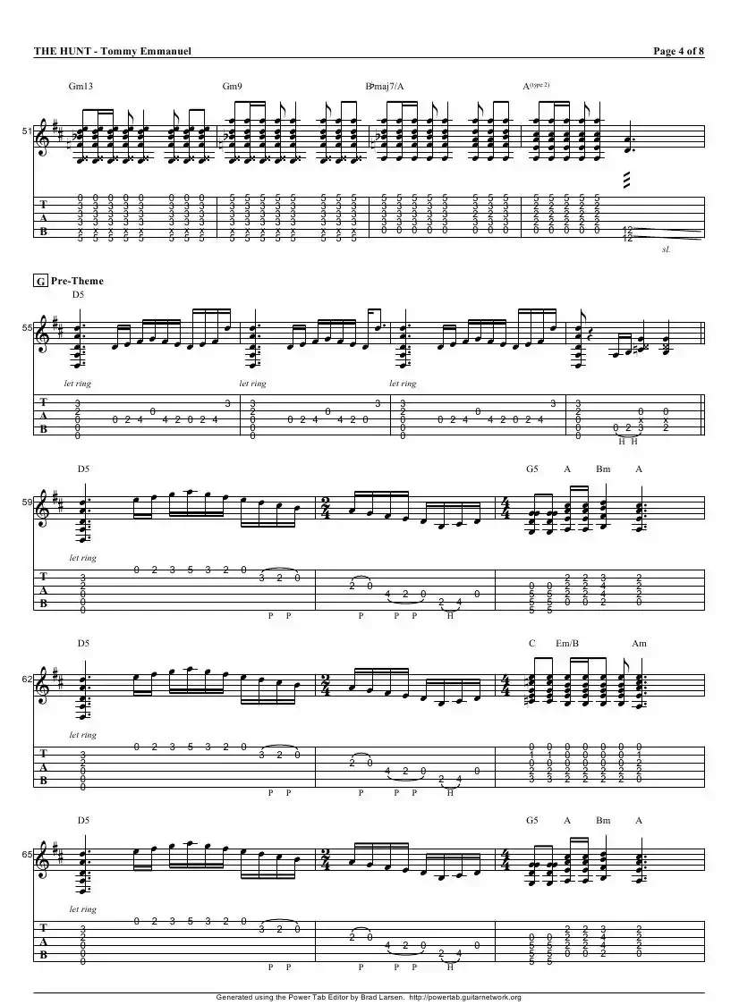 tommy emmanuel：the hunt（指弹吉它）