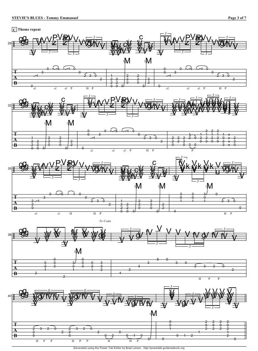 tommy emmanuel：stevies blues（指弹吉它）