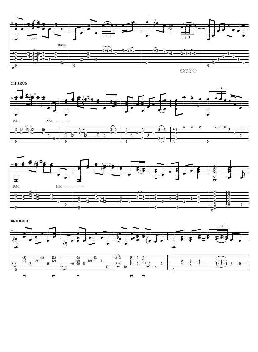tommy emmanuel：tahitian skies with score（指弹吉它）