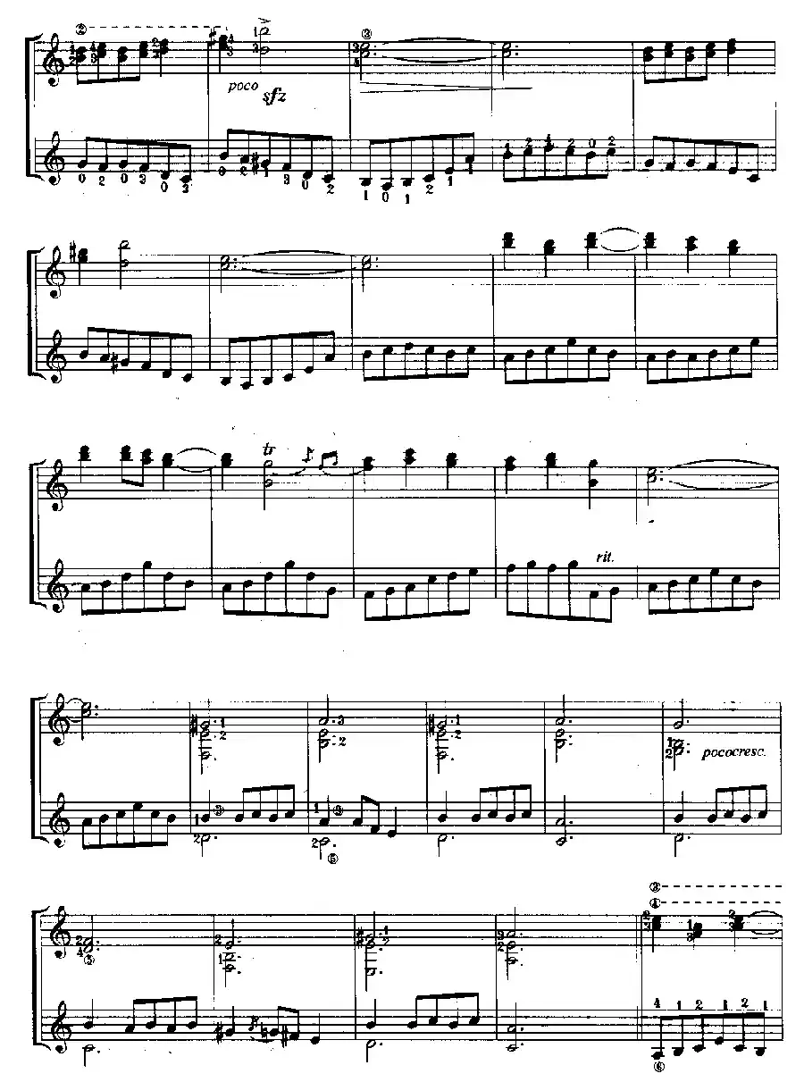 东方舞曲（古典吉他二重奏）
