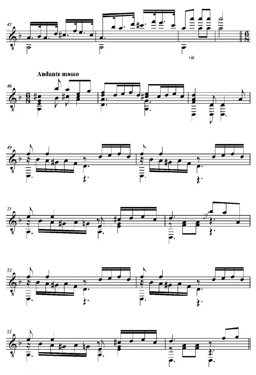 FANTASIA(Sobre motivos de la Traviata de Giuseppe Verdi)（古典吉他）