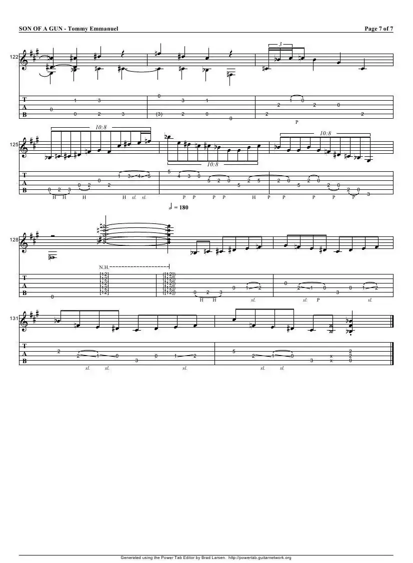 tommy emmanuel：son of a gun（指弹吉它）