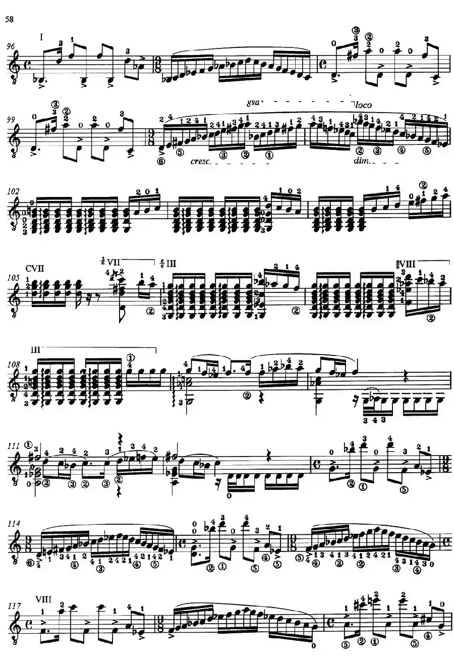 Joaquin Rodrigo Music for Guitar（罗德里戈吉他音乐P54-60）（古典吉他）