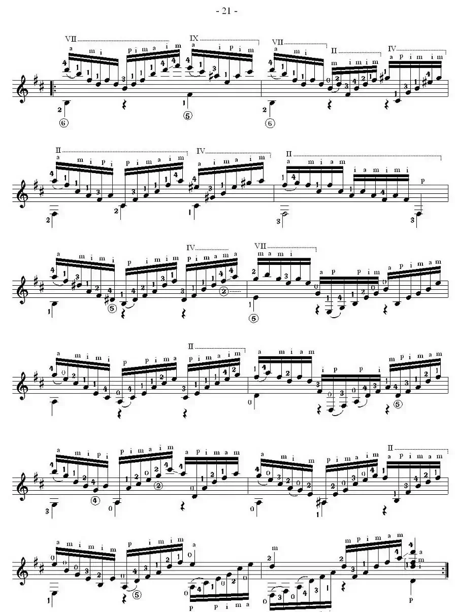 他雷加12首练习曲之11