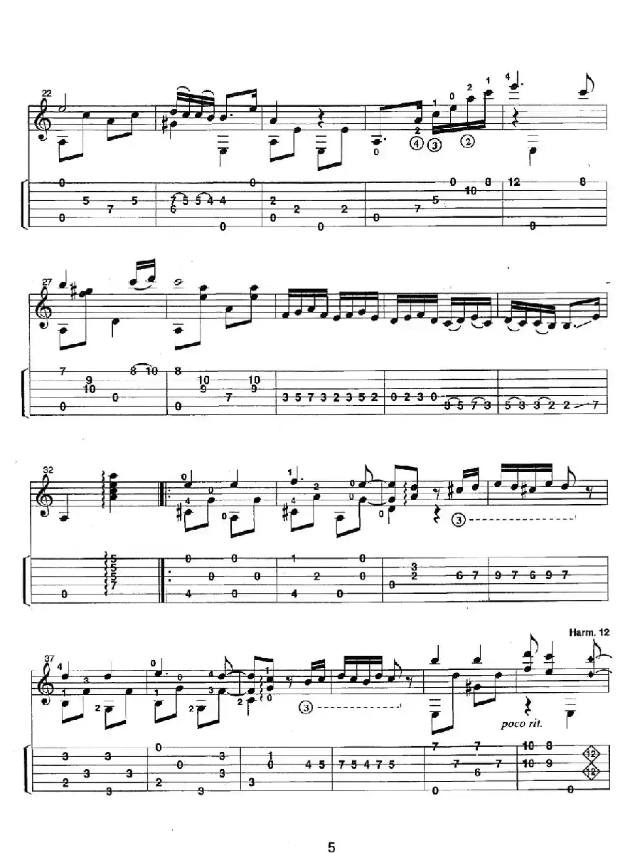 古典吉他：From the Dance（Hungarian Dance No.5）