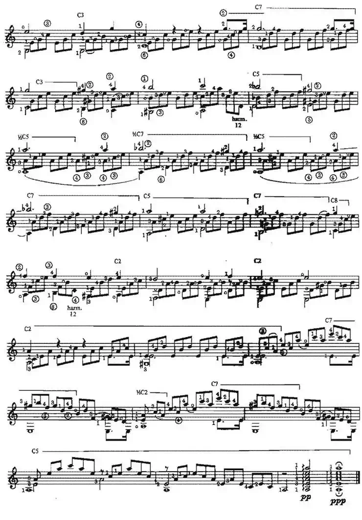 Adagio from SonataOp.27No.2（古典吉他）