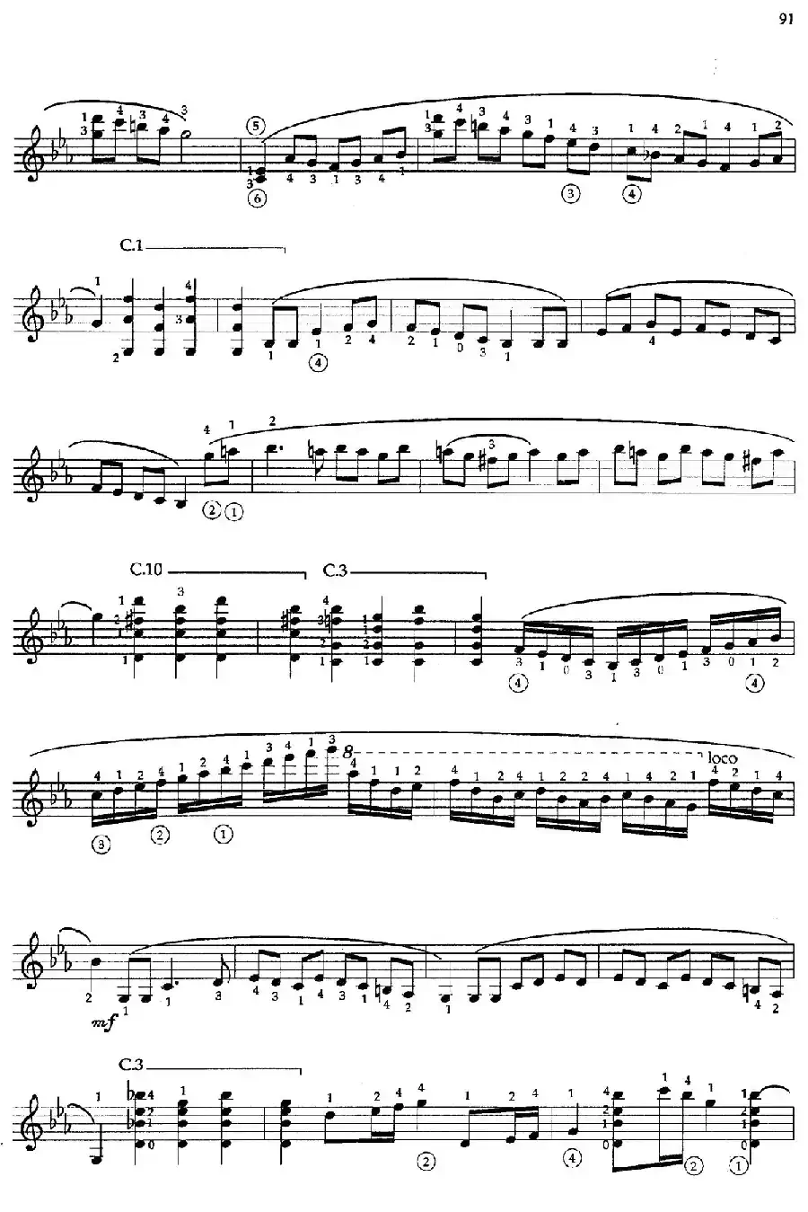 Joaquin Rodrigo Music for Guitar（罗德里戈吉他音乐P90-94（古典吉他）
