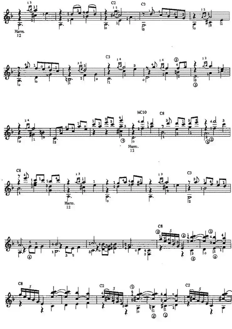 Capricho Espanol（古典吉他）