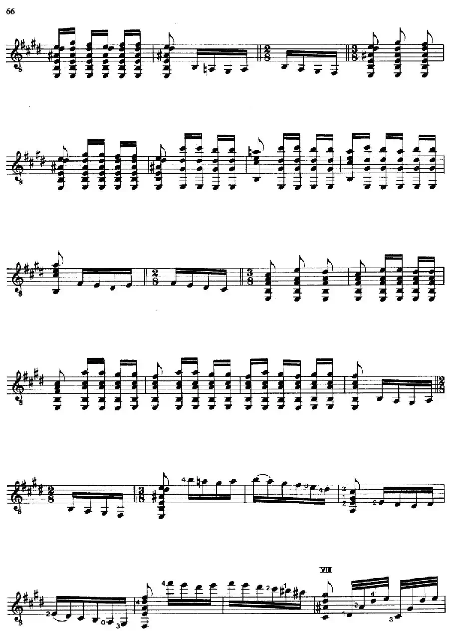 Joaquin Rodrigo Music for Guitar（罗德里戈吉他音乐P61-68）（古典吉他）