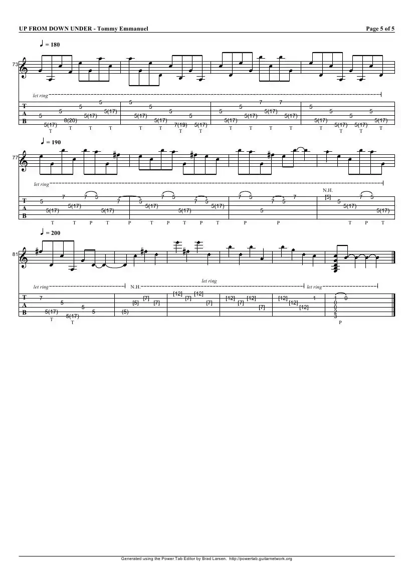 tommy emmanuel：up from down under（指弹吉它）