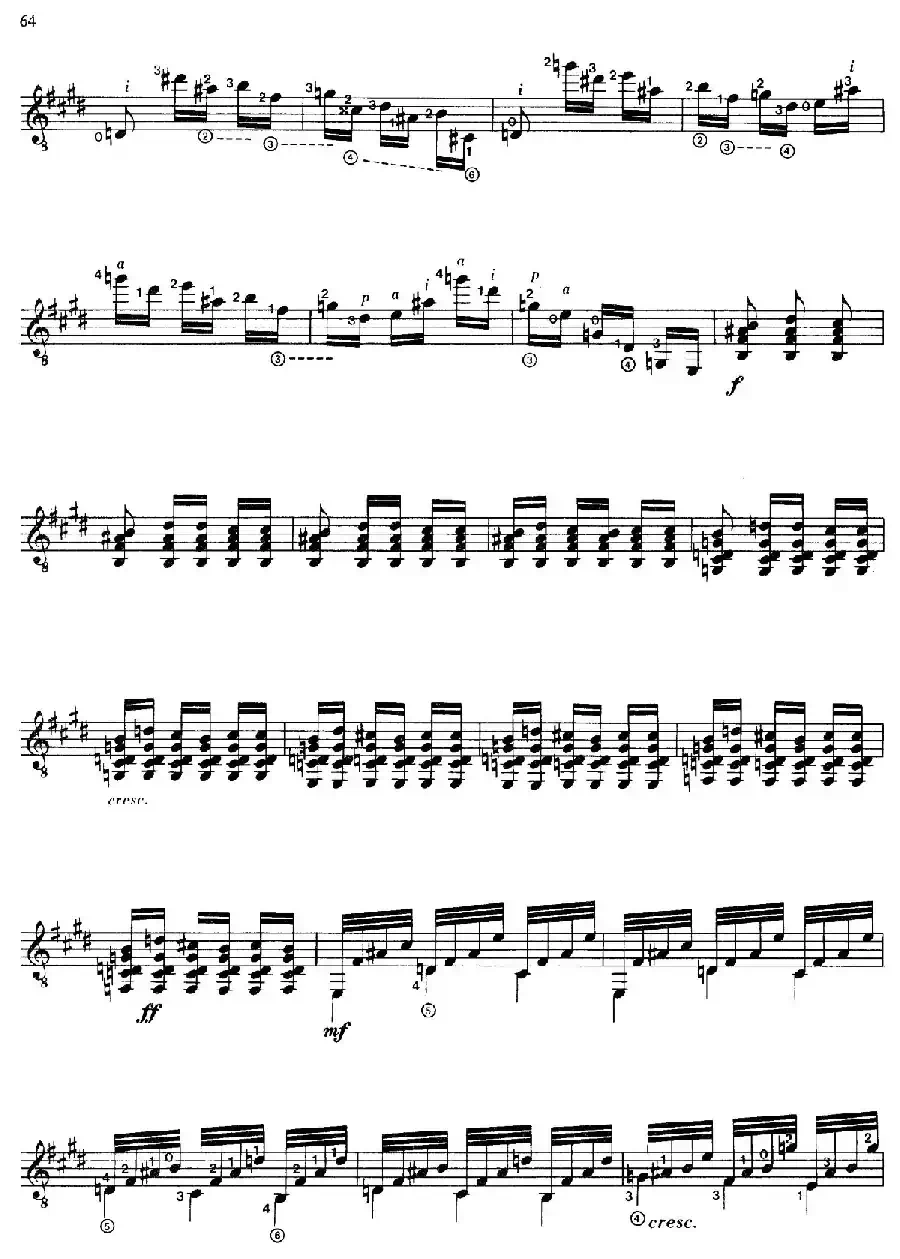 Joaquin Rodrigo Music for Guitar（罗德里戈吉他音乐P61-68）（古典吉他）
