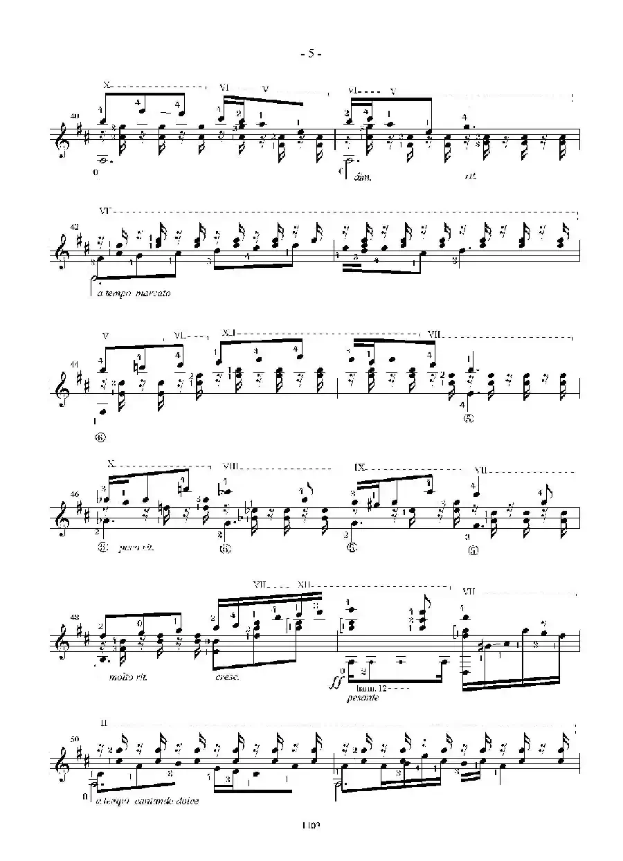 Mallorca(Barcarola Op.202)（古典吉他）