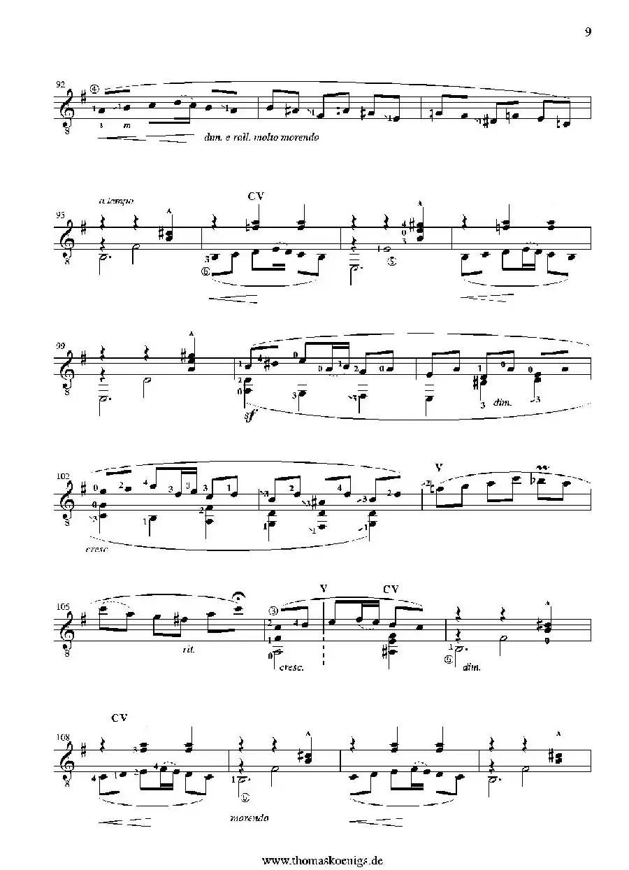 Asturias op.47 5（古典吉他）