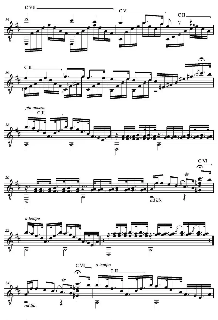 FANTASIA(Sobre motivos de la Traviata de Giuseppe Verdi)（古典吉他）