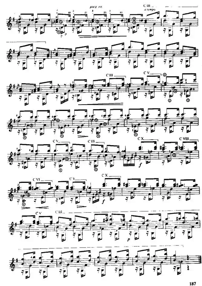 费尔南多·索尔 古典吉他练习曲 No.16（Op.29  No.23）