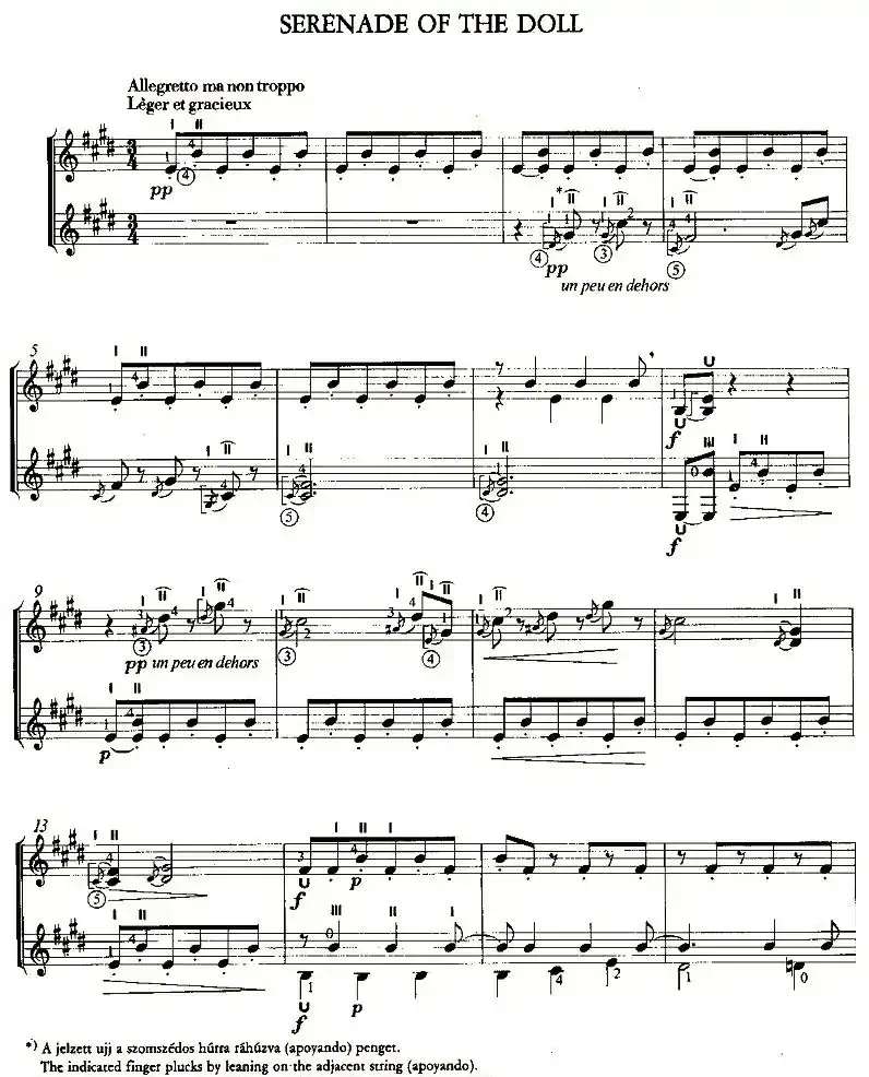 SERENADE OF THE DOLL（双吉他）
