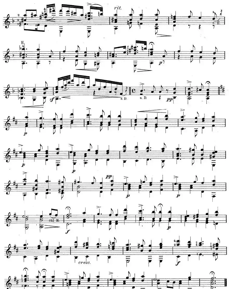 darr andante no3（古典吉他）
