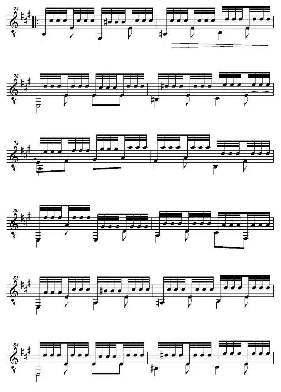 iSUENO!(Tremolo-Estudio A mi querido amigo el notable aficionado Dr.D.Severino G（古典吉他）