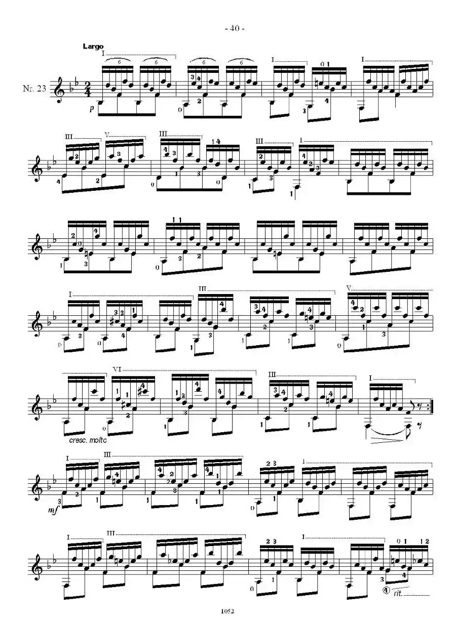 索尔·克斯特26首练习曲之21——26