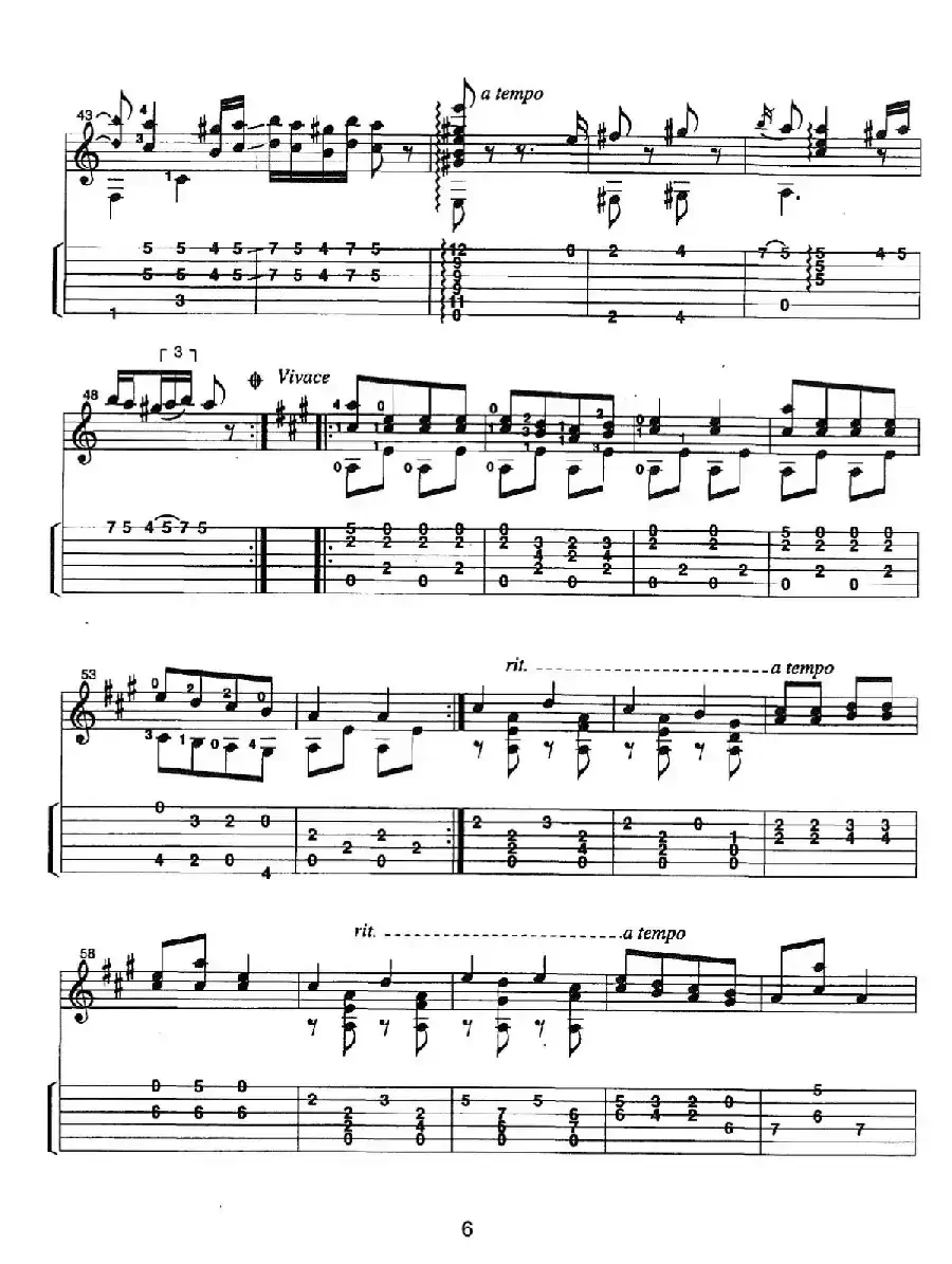 古典吉他：From the Dance（Hungarian Dance No.5）