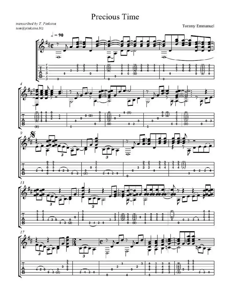 tommy emmanuel： precious time（指弹吉它）