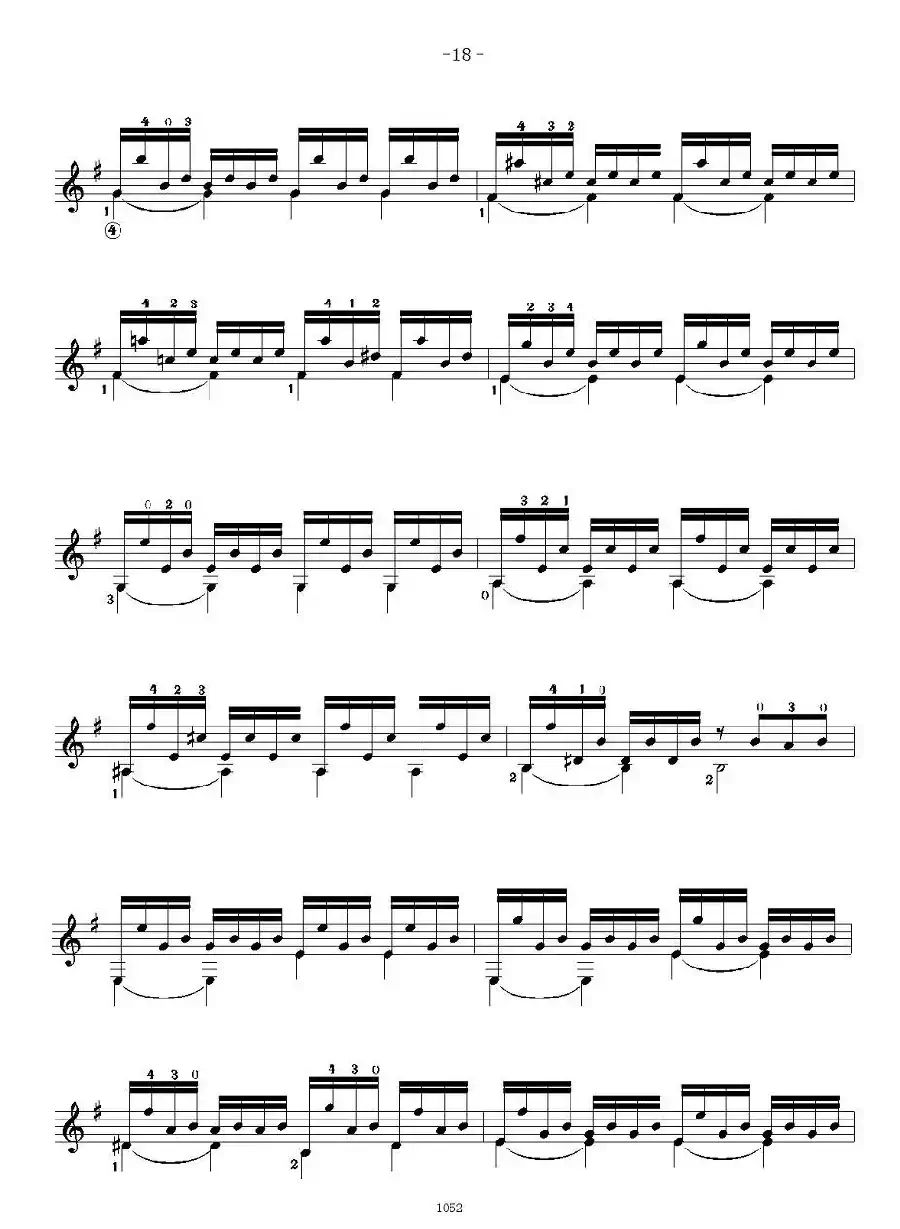 索尔·克斯特26首练习曲之11——15
