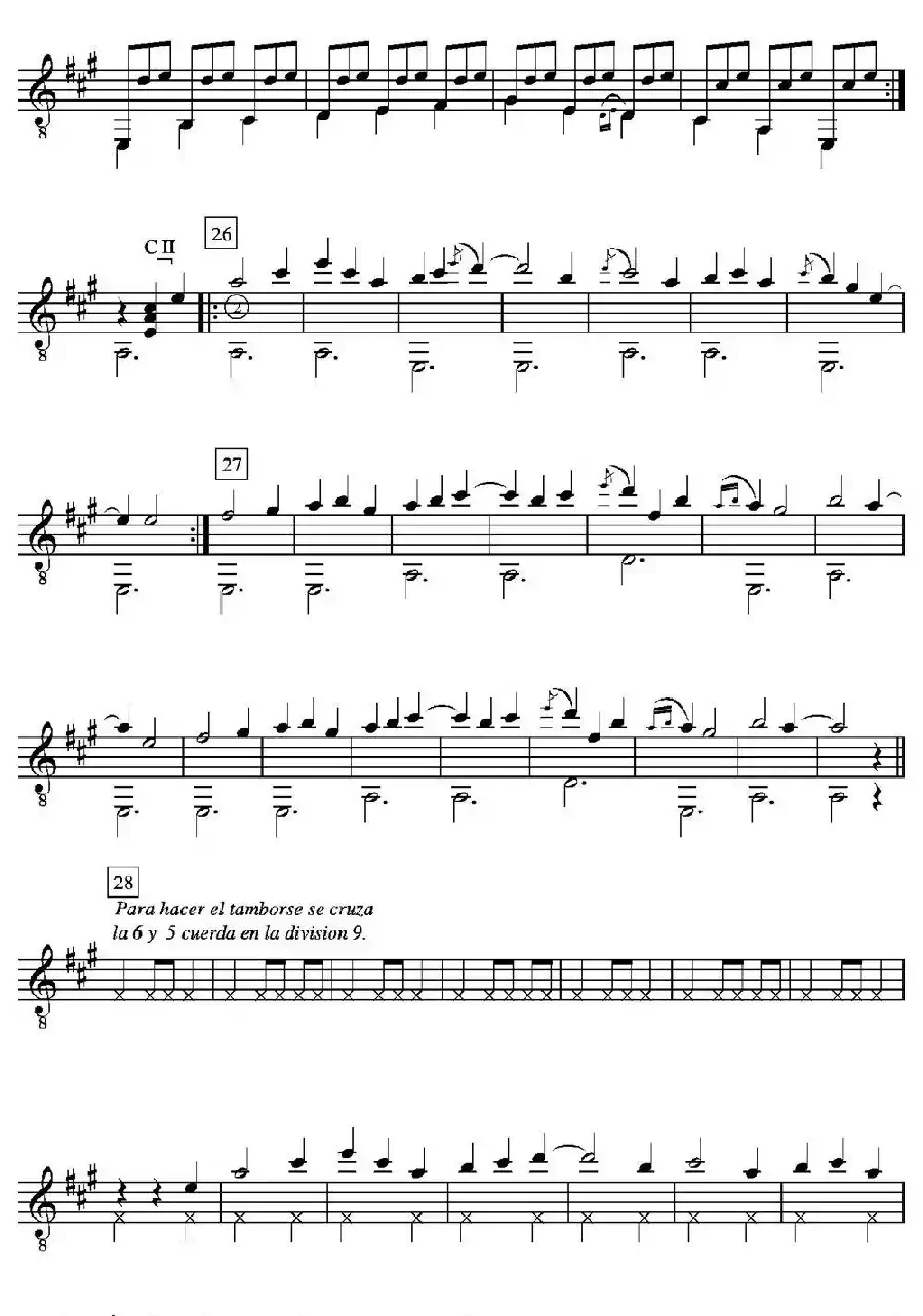 GRAN JOTA DE CONCIERTO(Arreglado sobre la Jota aragonesa de Julian Arcas)（古典吉他）