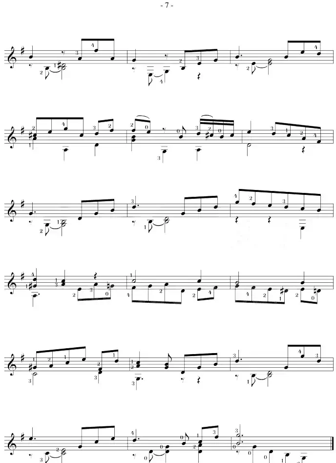 Fernando Sor《12 Studies,Op.35》（STUDY 4）